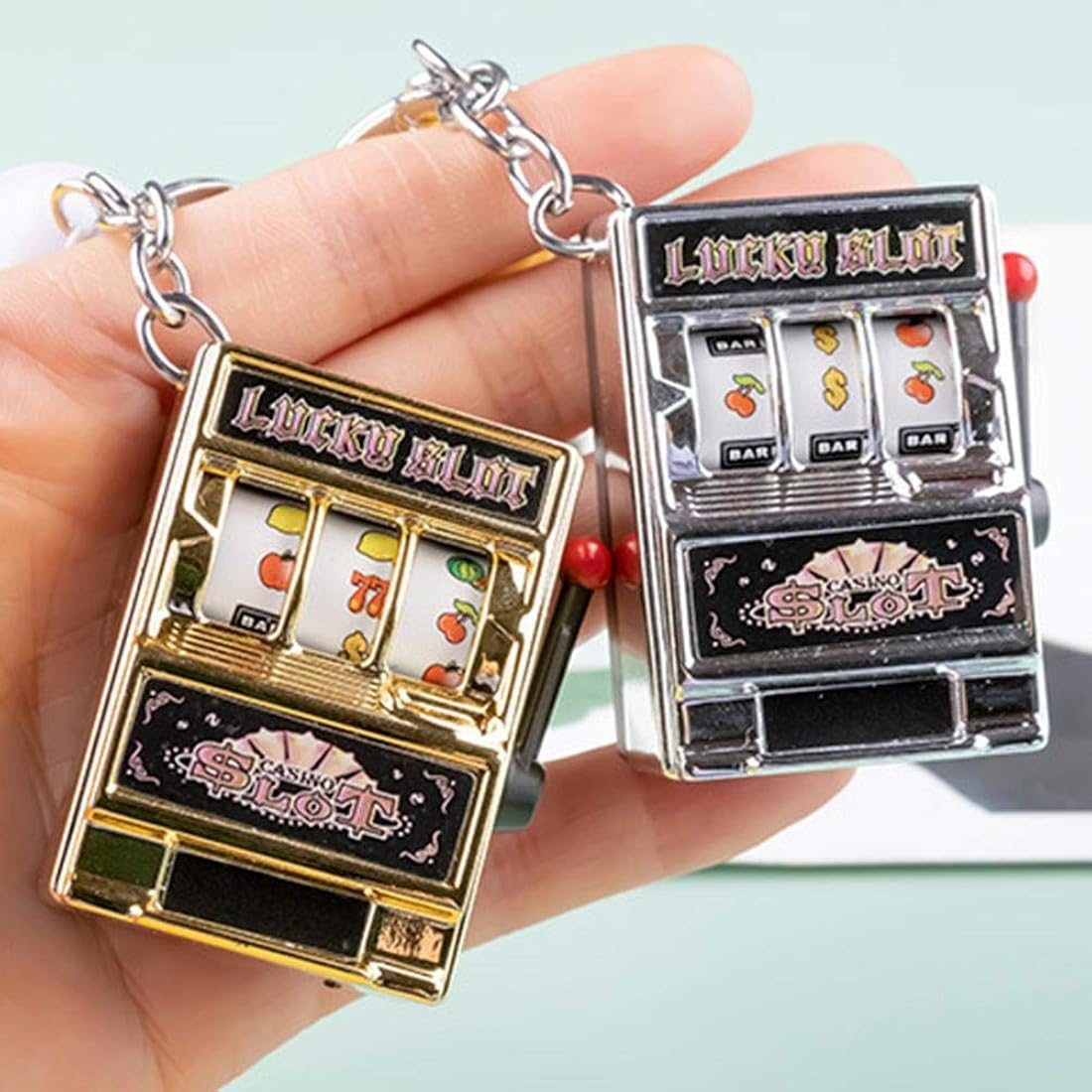 Keychain Slot Machine